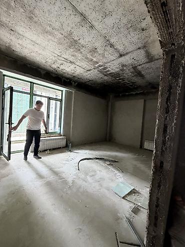 2 комн псо: 2 комнаты, 77 м², ул. Ахунбаева / Малдыбаева Элитка, 3 этаж, ПСО (под самоотделку) — 4