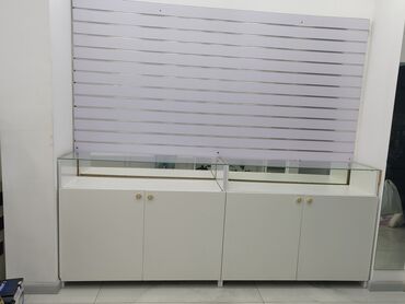 Setka vitrinləri: Mağaza üçün avadanlıq dəsti - Divar üçün metal tor panellər: Ağ — 18