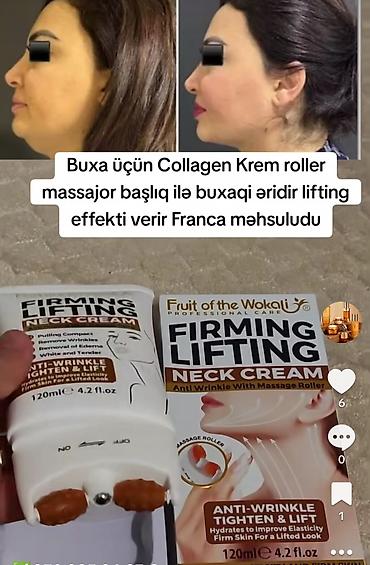 protein ocn creatine: Buxaq əridici massajor krem Boyun və çənə altı üçün bərkidici — 1