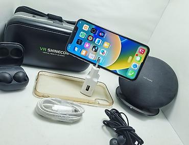 Apple iPhone: IPhone X, Б/у, 64 ГБ, Серебристый, Зарядное устройство, Чехол, Наушники, 100 % — 7