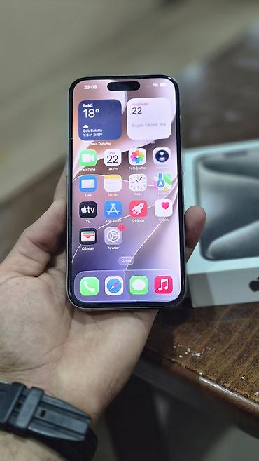iphone şəki: IPhone 15 Pro, 256 GB, Natural Titanium — 1
