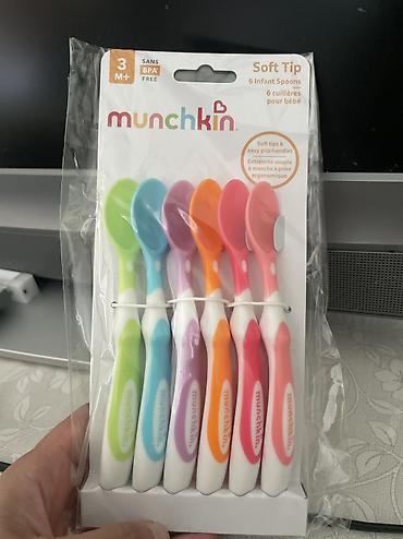 Qab-qacaq və mətbəx ləvazimatları: Munchkin Soft Tip – körpələr üçün qaşıq dəsti Tam yenidir — 1
