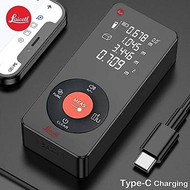 Məsafə ölçənlər, ruletkalar: Yeni Lazer məsafə ölçən, Rəngli displey, USB girişli, Hesablama funksiyalı, Ünvandan götürmə, Kredit yoxdur — 3