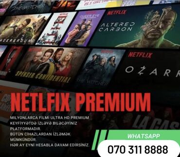 resmi note 8: *🎬 Netflix Premium və diger film platformalarin satişi. İsteyen əlaqə