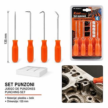 KMT Za 9369013 – Set udarnih igala/kukica (4 kom) Praktičan set za