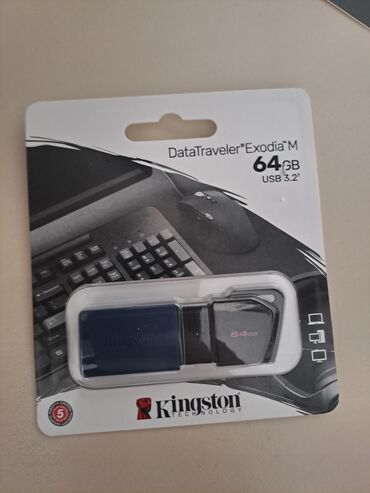 usb tester: Kingston Flaş Kart
64 GB
USB 3.2
Yenidir, Təcili satılır!