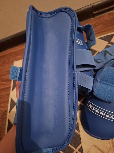 футы каратэ: Экипировка для каратэ Arawaza (синяя), одобренная WKF: - Набор — 3