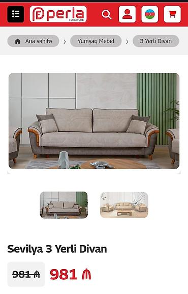 perla divan: Divan, Yeni, Açılan, Bazalı, Nabuk, Çatdırılma yoxdur — 1