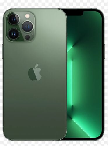 iphone 13 pro max bishkek: IPhone 13 Pro Max, Б/у, 128 ГБ, Зеленый, Чехол, Кабель, 89 %