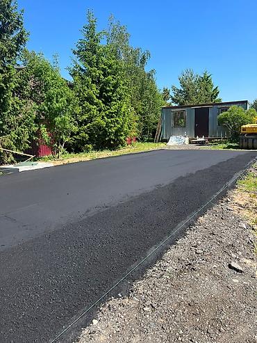 Строительство под ключ: Укладка асфальтобетонного покрытия - Устройство асфальтобетонного — 8