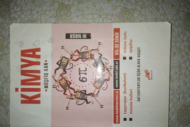 Kitablar, jurnallar, CD, DVD: Kimya Müşfiq Xan kitabi SATILIR 9 Azn'e alınıb 5 Azne satılır. İÇİ