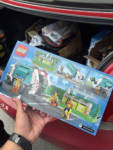 Məhsul: LEGO dəstləri (2 qutu) 1) LEGO City 60386 – Tullantı Toplama