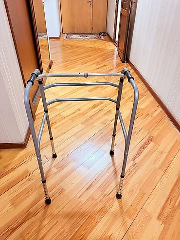 Медтовары: Gəzinti üçün yüngül alüminium təkərsiz rollator (sürünən) - Material — 2