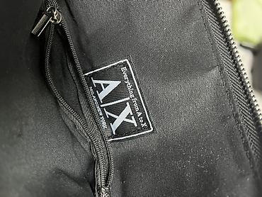 givenchy play: Сумка через плечо Armani Exchange / A|X, черная Компактная городская — 4
