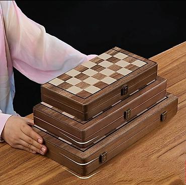 Шахматы из дерева🧠♟️ -В комплекте все 34 фигуры. С запасными ферзями