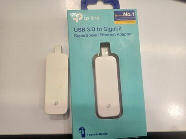 аукс адаптер: USB 3.0 to Gigabit Ethernet adapter 500сом - б.у. (пользовались год)