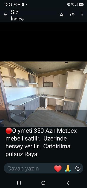 2ci el taxtlar: Mətbəx mebeli dəsti - Künc yerləşimli modul mətbəx dəsti — 1
