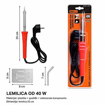 KMT Lemilica set trodelni 9361008 Opis: Trodelni set za precizno