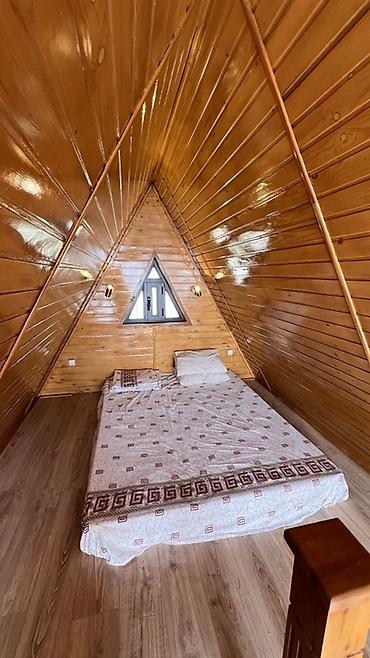 Гостиницы, отели (Посуточная аренда комнат): Сдаётся стильный A-frame домик на Иссык-Куле — идеальный вариант для — 9
