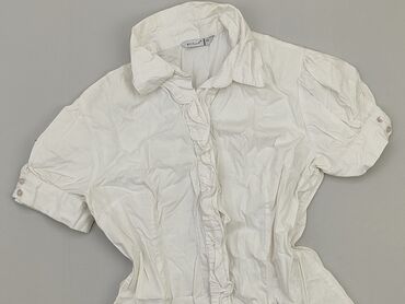 białe bluzki krótki rękaw: Blouse, XL (EU 42), condition - Good