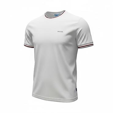 мужские футболки prada: Мужская футболка, M, L, XL, Prada, Новый, цвет - Белый, Самовывоз, Платная доставка — 2