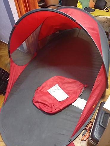 Oprema za kampovanje: Pop-up šator/tenda za jednu osobu OKO 2 sa 1 mi ima klinove - — 4