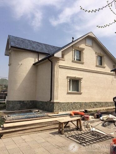 Фасадные работы: Ремонт фасада, Утепление фасада, Фасадный декор | Молдинг, Туникафон | Сайдинг, Жидкий травертин, Сары-Таш | Пенопласт, Penoplex, Минеральная вата Больше 6 лет опыта — 3