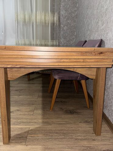 раскладной стол: Qonaq otağı üçün, İşlənmiş, Açılan, Kvadrat masa