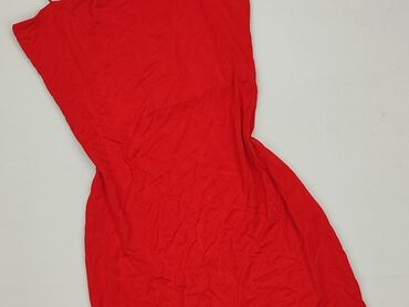 czerwone sukienki plus size: Sukienka damska, rozmiar S
