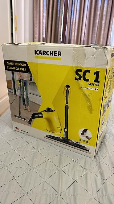 Karcher'in buxarla təmizləyici vasitəsi(şvabra) satılır 120 azn.Demək