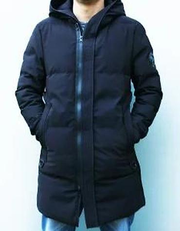 Zimske jakne: Muška zimska parka – crna - Duža parka kroja do sredine butina za — 21