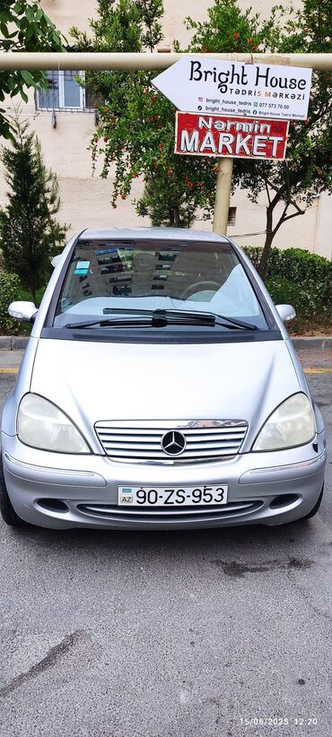 модельный ряд и цены на мерседес в баку: Mercedes-Benz A-class: 1.6 l | 2004 il Hetçbek