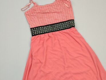 różowa sukienki mini: Sukienka, S, stan - Dobry