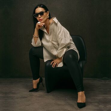 Блузки: Блузка, Классическая модель, Штапель — 7