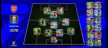 EFootball (Konami) üçün hazırlanmış güclü Arsenal temalı komanda lalafo.az -da EFootball (Konami) üçün hazırlanmış güclü Arsenal temalı komanda
