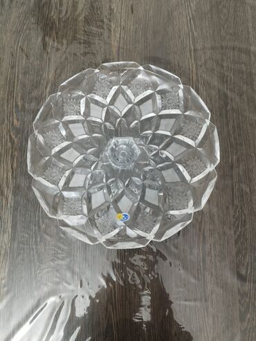 Meyvə qabları: Madonna.Şüşə/qədih materialından 2 ədəd ayaqlı meyvə və desert qabı — 5