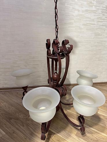 Çılçıraq, 5 lampa, Metal