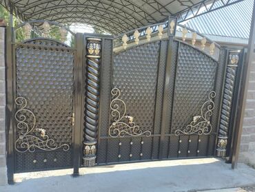 Распашные ворота: Ворота, распашные, откатные, металл Россия, отличное качество — 21