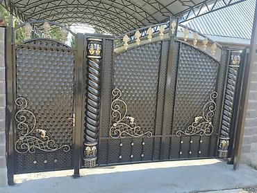 Распашные ворота: Ворота распашные, откатные, навесы, решетки отличного качества — 24