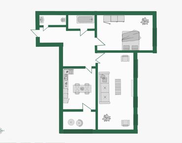 Продажа квартир: 2 комнаты, 82 м², Элитка, 11 этаж, ПСО (под самоотделку)