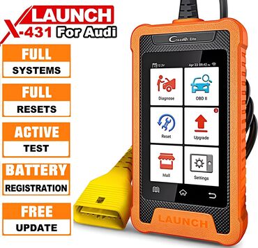 Alati za automobile: Ovo - LAUNCH X431 Creader Elite za Audi, VW, Skoda, Seat, Bentley — 2