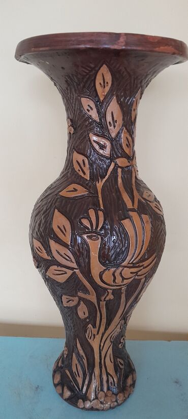 ваза напольная керамическая высокая: Одна ваза, Керамика