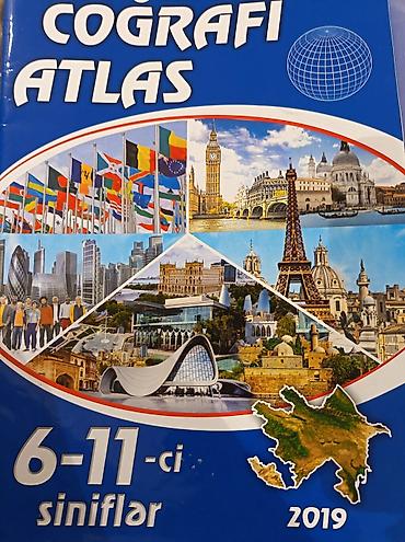 dunya xerıtesı: Məhsul: “Coğrafi Atlas” kitabı Təsvir: - Nəşr: 2019 - Təyinat — 1