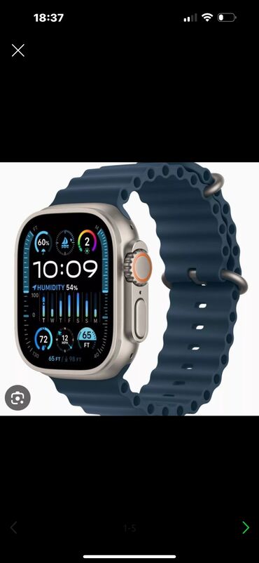 часы с америки: Продаю apple ⌚️watch ultra 2 49mm titanium blue ocean band designed by