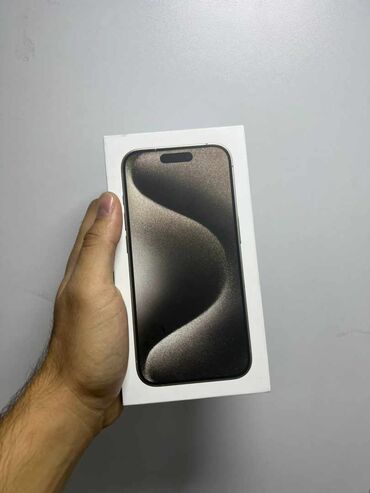 iphone 15 dubay: IPhone 15 Pro, 256 GB, Matte Silver, Zəmanət, Simsiz şarj, Face ID