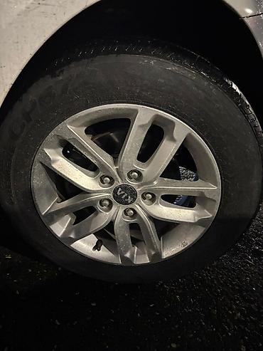kia optima diskləri: KIA orijinal yüngül lehimli disklər və şinlər komplekti - — 4