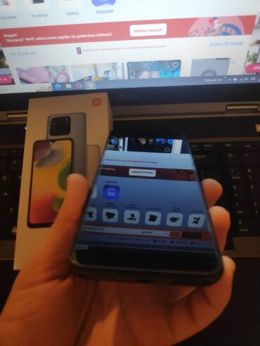 xiaomi mi 11 qiymet: Xiaomi Redmi 10A, 128 GB, rəng - Boz, 
 Sensor, Barmaq izi, İki sim kartlı