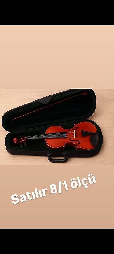 gitara simləri: 8/1 ölçülü skripka dəsti - Ölçü: 1/8 (8/1 – kiçik yaşlı uşaqlar üçün — 1