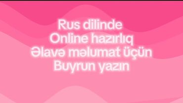 rus dili oyrenmek: Danışığ qrammatikası öyrədilir aylıq 30 manat