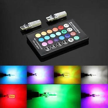 hauba golf 4: Led sijalice T10 RGB. Ubodne sijalice T10 RGB (multikolor). ✨ Menjate — 3